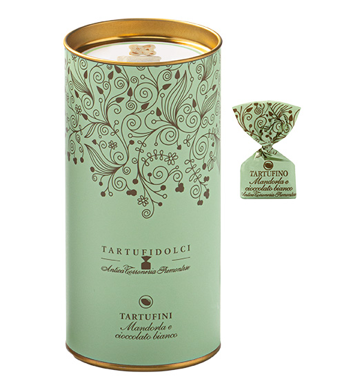 Tartufini dolci mandorla e cioccolato bianco